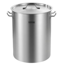 STAWAY 36QT Stockpot - Heavy Duty Stainless Steel Cooking Pot with Lid, Basket & Durable Handles for Steaming, Boiling, Frying - Ideal for Family Gatherings & Restaurants