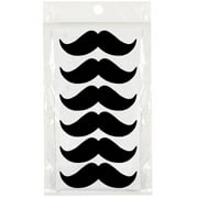 Allydrew Set of 30 Mustache Chalkboard Labels Stickers