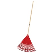 AMES Collector Series 2915806 Leaf Rake, Poly Tine, 26-Tine, Steel ...