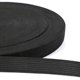 thumbnail image 1 of Cinta elástica de nailon para ropa, cinta de LICRA para pantalones, lazo para el pelo, accesorios de costura DIY, blanco y negro, 0,6-5cm, 5 yardas por lote, 1 of 4