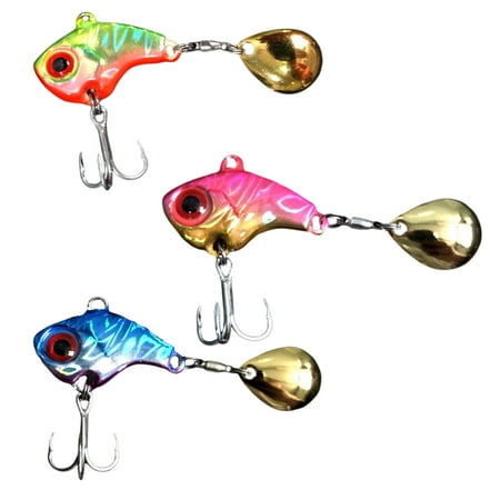 3Pcs Fishing Spoons Lures Sequins Baits Casting Fish Lures Baits Fishing Lures
