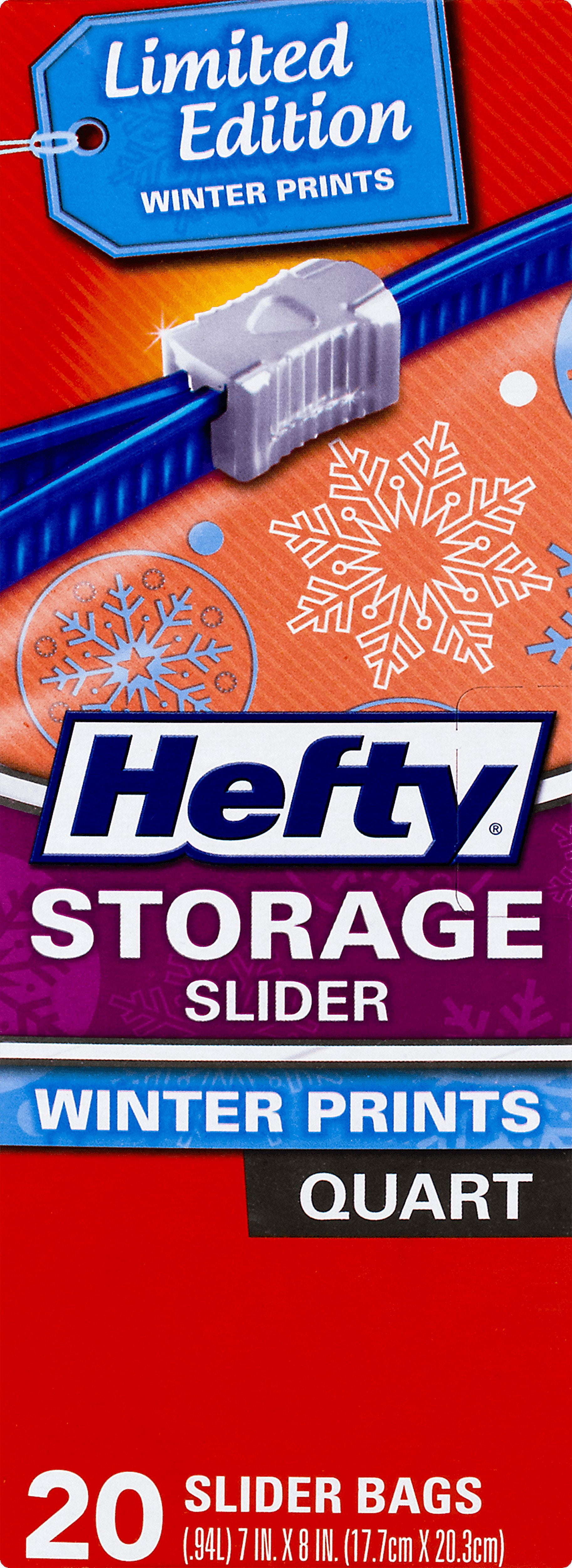 Hefty® Quart Storage Slider Bags, 20 ct - Kroger