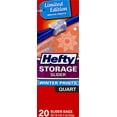 thumbnail image 2 of Hefty Slider Storage Bags, Quart Size, 20 Count, 2 of 17