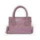 thumbnail image 2 of Bolsa Bolsos de hombro de piel de cocodrilo para mujer, bolso cruzado pequeño puro (púrpura) JShteea Para Estrenar, 2 of 8