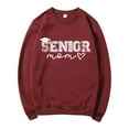 thumbnail image 3 of Senior Mom Sweatshirts for Women Class Of 2026 Long Sleeve Crewneck Graphic Sweatshirt Pullover Tops, 3 of 5