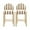 Stripe - Natural Wood Legs, variant on Zesthouse Upholstered Counter Height Bar Stools Set of 2, Linen Fabric Bar Stools with Backs & Solid Wood Legs, 26.4" Modern Counter Height Barstools for Kitchen Island, Extra Thick Cushion, Stripes