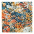 thumbnail image 3 of Unique Loom Vivid Collection Area Rug - Pune (7' 10" Square Multi/Beige), 3 of 7