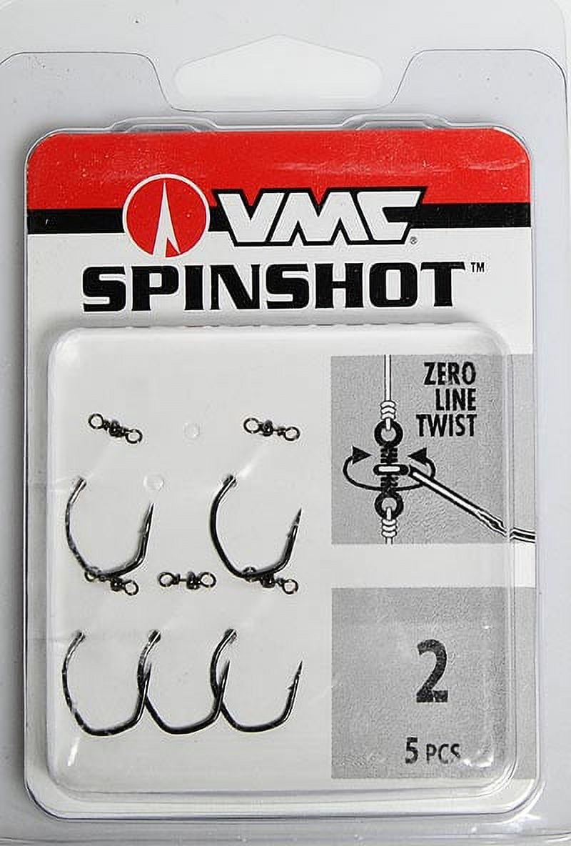 VMC 7119SS#6PP Spinshot Drop Shot Fishing Hook Size 6 Spark Point 