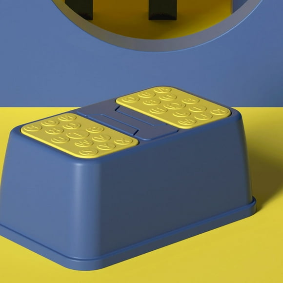 Toilet Step Stool Poop Stool Toilet Stool Bathroom Step Stool Bathroom Stool Toilet Step Stool Plastic Non Slip Heavy Duty Rollover Prevention Tool For Baby Children Blue 1 Layer
