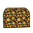 thumbnail image 2 of Zufioo Tangerine Universal Two Slice Toaster Cover,Quilted Toaster Appliance Dust-proof Cover For Kitchen Small Appliance(Cover only), 2 of 7