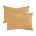 thumbnail image 4 of PiccoCasa 2 Pack King Pillowcases Soft 1800 Microfiber Pillowcases with Envelope Closure, Light Brown 20" x 36", 4 of 7