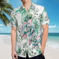 thumbnail image 5 of High Quality Hawaiian Shirts for Men Short Sleeve Aloha Beach Shirt Floral Summer Casual Button Down Shirts Blouses 7BTNZ4, 5 of 7