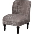 thumbnail image 1 of Armless Chair Slipcover Removable Armless Chair Cover Printed Armless Accent Chair Covers Washable Slipper Chair Slipcovers Furniture Protector Covers for Extra Large Armless Accent Chair, 1 of 5