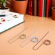 thumbnail image 4 of Raindrops 3Ud Marcadores De Libro De Metal Con Retro Y Clips Decorativos Para Uso Diario, 4 of 7