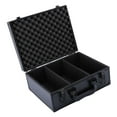 thumbnail image 2 of guohui Sports Card Organizer Collection Box Sturdy Versatile Aluminum with EVA Foam 3 Compartments, 2 of 9