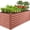 Terracotta, variant on Best Choice Products 8x2x2ft Raised Metal Outdoor Garden Bed for Flowers Vegetables Herbs - Galvanized