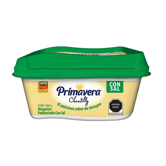 Margarina Primavera Chantilly pasteurizada con sal 400 g