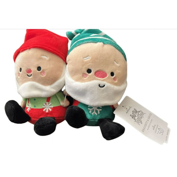 Hallmark Keepsakes Better Together Gnaughty & Gnice Magnetic Plush New with Tag