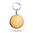 thumbnail image 2 of Food Shaped Keychain Cookie Toy Model Keyring Cute Pendant Gift, 2 of 8