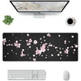 thumbnail image 2 of Japanese Cherry Blossom Flower Gaming Mouse Pad Large XL Desk Mat Long Extended Pads Big Mousepad for Home Office Decor Accessories 31.5 X 11.8 Inch, 2 of 6
