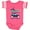 Football Pink and White, variant on Inktastic Paradise Beach in Delray Beach with Palm Trees and Car Boys or Girls Baby Bodysuit