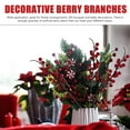 thumbnail image 6 of HAKIDZEL Artificial Red Berry Stems Flower Arrangement 12Pack, 6 of 8