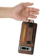 thumbnail image 4 of For Google Pixel 7 Pro Wallet Case, Card Holder Kickstand Phone Case for Women, Premium Leather Purse with Wrist Strap, Ring Holder Cover Credit Card Slot Cover for Google Pixel 7 Pro,Brown, 4 of 6