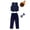 B Type Navy Blue Vest 3 Sets, variant on Boys Suit Set for Kids Teen Fleece Tuxedo Suits for Wedding Formal Suit Set Toddler Boy Dress Outfit Kids Wedding Suits for Boys 5-16T