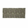 thumbnail image 2 of Nature Neck Gaiter, Stones Covered with Moss, Unisex, Dark Taupe Fern Green, by Ambesonne, 2 of 3