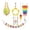 #0062-multicolor-A, variant on Cheapark Bird Cage Accessories Set Multi Function Toys Kit Foraging Net Ladder Mirror Fruit Skewer Wooden Xylophone Pet Bird Supplies