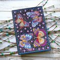 thumbnail image 2 of Cuadros Decorativos DIY mariposa forma especial diamante pintura 50 página A5 Sketchbook pintura libro Likrtyny embutido en tela, 2 of 9