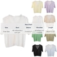 thumbnail image 2 of Gytharion Cardigans with Short Sleeves V Neck Cardigan for Women Fashion Soild Color Knitting Thin Tops with Button, 2 of 4