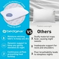 thumbnail image 3 of Bedgear Balance Performance Pillow – 0.0 - Moisture Wicking Bed Pillow for All Sleep Positions - Medium Firmness Bed Pillow - Washable Removable Cover, 3 of 7