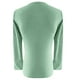 thumbnail image 4 of MHFRRA Camiseta Informal de Manga Larga Acanalada con Cuello Redondo y Corte Entallado para Mujer Verde Claro, 4 of 4