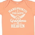 thumbnail image 4 of Inktastic Handpicked for Earth by My Grandma in Heaven Angel Wings Boys or Girls Baby Bodysuit, 4 of 5