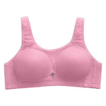 Fesfesfes Bras for Women Wireless Women Plus Size Camouflage Print Front Deduction BreathNon-Steel Ring Non-Magnetic Buckle Underwear Bras Sports Bra