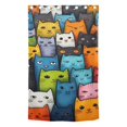 thumbnail image 2 of Cats Full Blackout Curtain Panels Drapes Privacy Assured with Light Filtering Curtains for Living room Bedroom Bathroom Window, 2 of 6