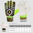 thumbnail image 2 of Football Goalkeeper Gloves Breathable Sports Training Accessories Sport Supplies (Yellow 9#), 2 of 10