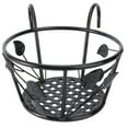 thumbnail image 1 of Miangastore 1Pc Fence Hanging Wrought Iron Shelf Garden Flowerpot Basket Storage Container, 1 of 8