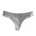 thumbnail image 1 of TOWED22 String Femme Culottes en Coton String Sport Culottes Respirantes (Gris, m), 1 of 3