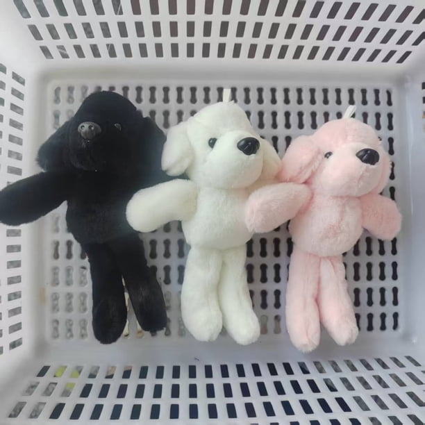 Decoración de peluche con almohada colgante de perro – AdorablePuppy, tela suave, orejas caídas, ojos bordados, relleno de alta resistencia, paquete de 1