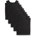 thumbnail image 2 of Harbor Bay by DXL Men's Big and Tall Athletic T-Shirts, Black, 4XLTALL, Pack of 5, 2 of 7