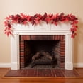 thumbnail image 1 of Danhjin Plastic Maple Rat Tan 175cm/5.74FT Fall Garland Fall Decorations for Home Fall Garland for Mantle Fall Garland, 1 of 6