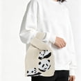 thumbnail image 2 of Unique Bargains 1 Pc Knitted Wrist Bag Cute Animals Gift Bag Beige, 2 of 5