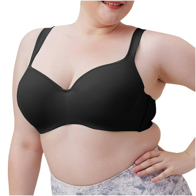 Timegard Bras for Women No Underwire Full Coverage High Support Adjustable Strap Comfy Breathable Bra