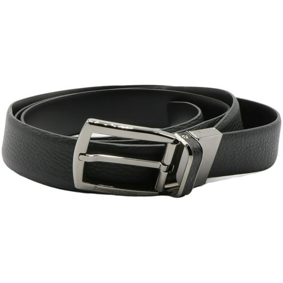 Ermenegildo Zegna Men's Black Reversible Belt - 58