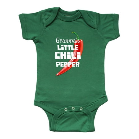 

Inktastic Granma s Little Chili Pepper Gift Baby Boy or Baby Girl Bodysuit