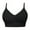 Black, variant on Helii Sport Bras for Women High support No Underwire, Seamless Full Coverage V-Bralette Push Up Comforable Bras Coffee L
