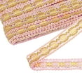 thumbnail image 3 of 13 Yards Gimp Braid Trim, 3/4 inch Wide Curtain Fabric Trim，Upholstery Trim for Sewing DIY Crafts Pink, 3 of 6