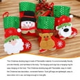 thumbnail image 4 of Calcetín de Navidad de tamaño pequeño para el hogar, colgantes encantadores para interiores, colgante de vacaciones, regalo de lentejuelas Kits de decoración para fiestas Muñeco de nieve Inteprter HA068972-02, 4 of 6